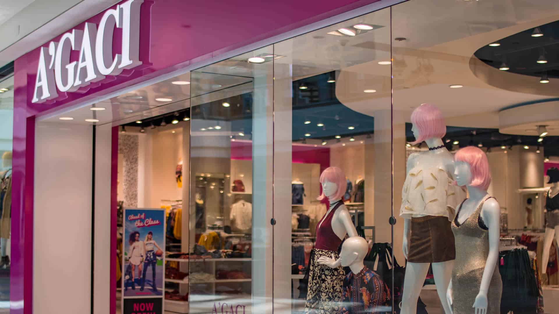 Clausura de las tiendas A’GACI