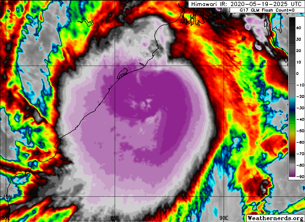 India y Bangladesh próximos a recibir el impacto de un poderoso ciclón