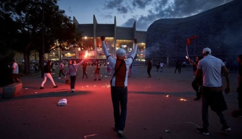 La policía arresta a 148 manifestantes tras la derrota del PSG en la Champions League
