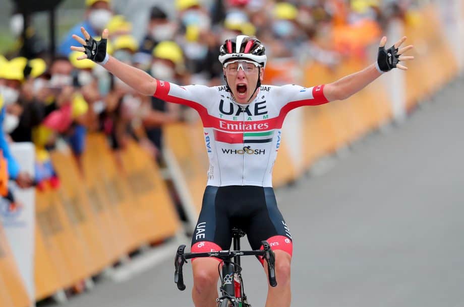 Tadej Pogacar gana etapa nueve del Tour de France 2020