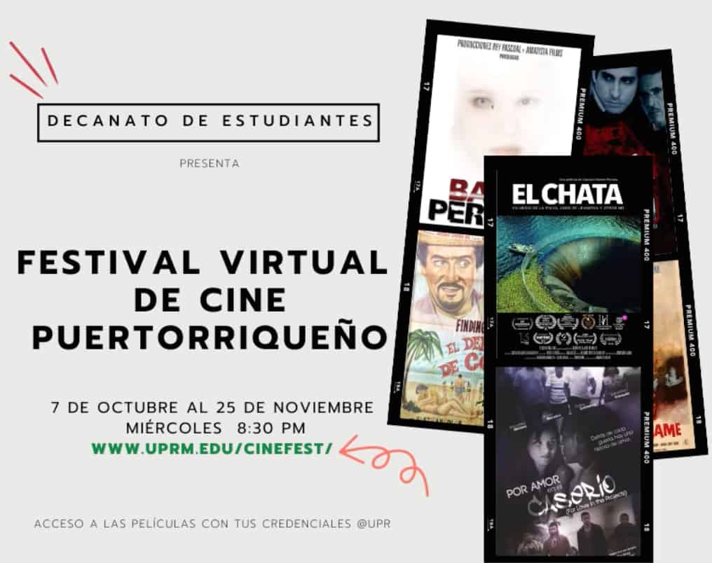 UPR Mayagüez estrena Festival virtual de cine puertorriqueño