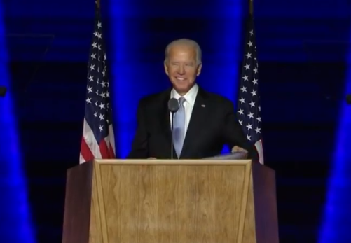 Biden promete “devolver la decencia, justicia, ciencia y esperanza”
