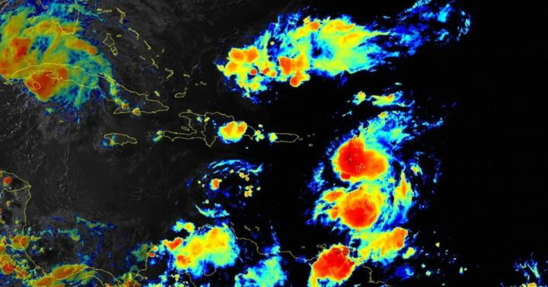 La tormenta tropical Grace se mantiene desorganizada mientras hace su entrada al Caribe