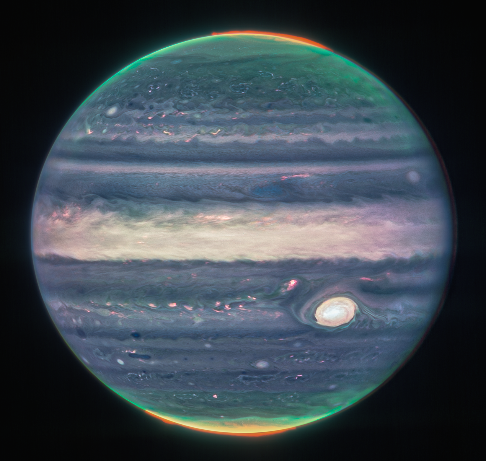 La NASA revela imágenes de Júpiter tomadas por el telescopio James Webb
