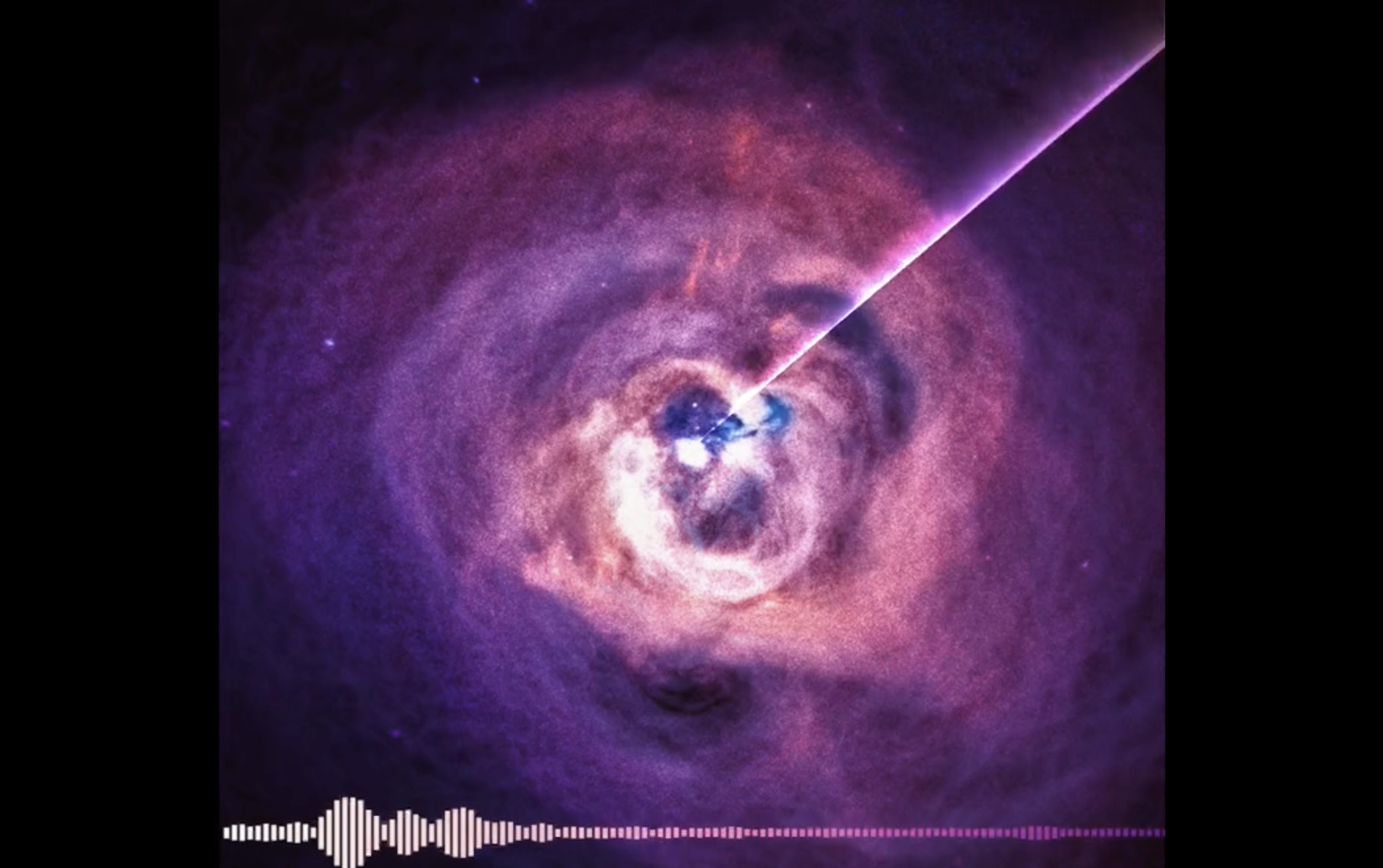 NASA comparte audio que revela el sonido que emite un agujero negro