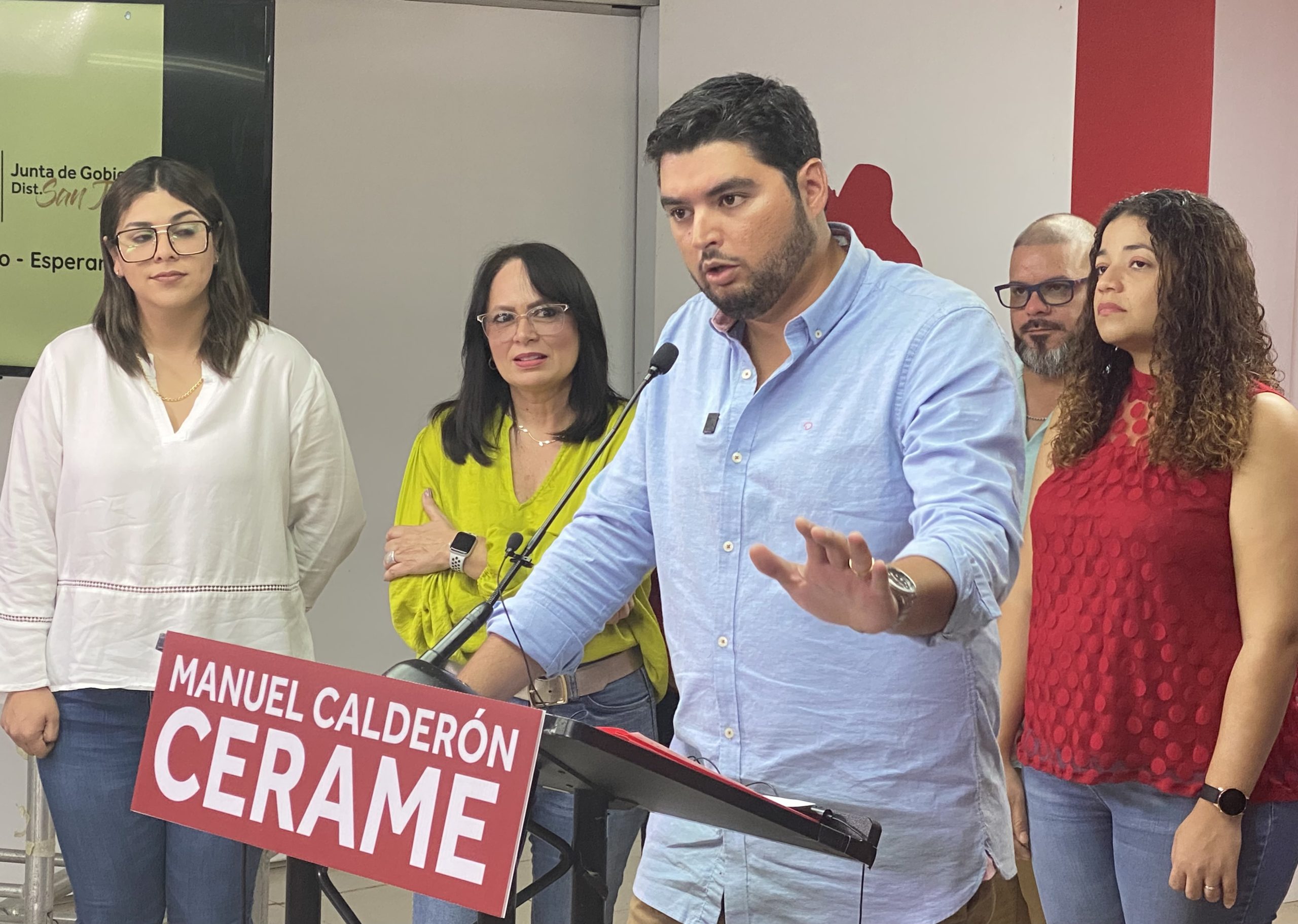 Manuel Calderon Cerame anuncia su candidatura para representar a San Juan en la Junta de Gobierno del Partido Popular Democrático  