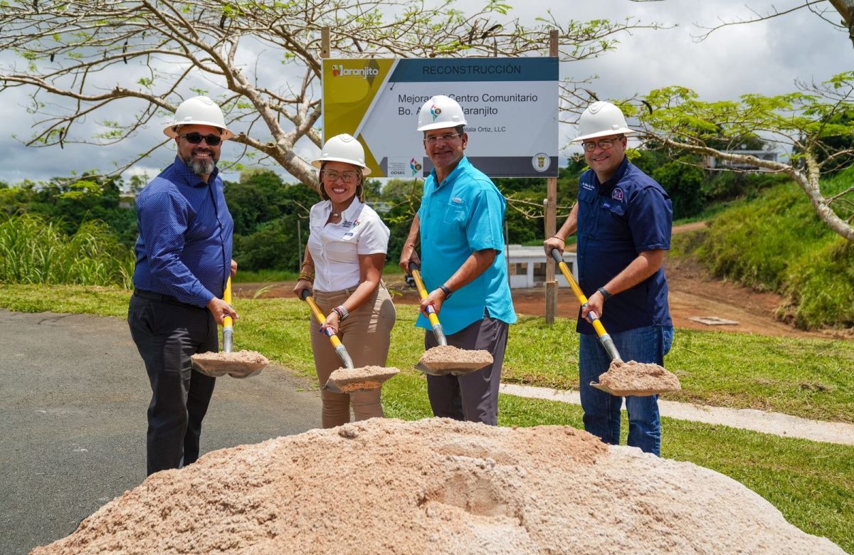 Gobernador anuncia proyectos de construcción para comunidades en Naranjito